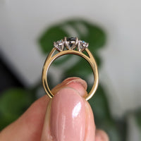 Second Empire Bexley Ring - Sapphire and Diamonds