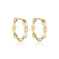 Linda Tahija - Organica Huggie Earrings