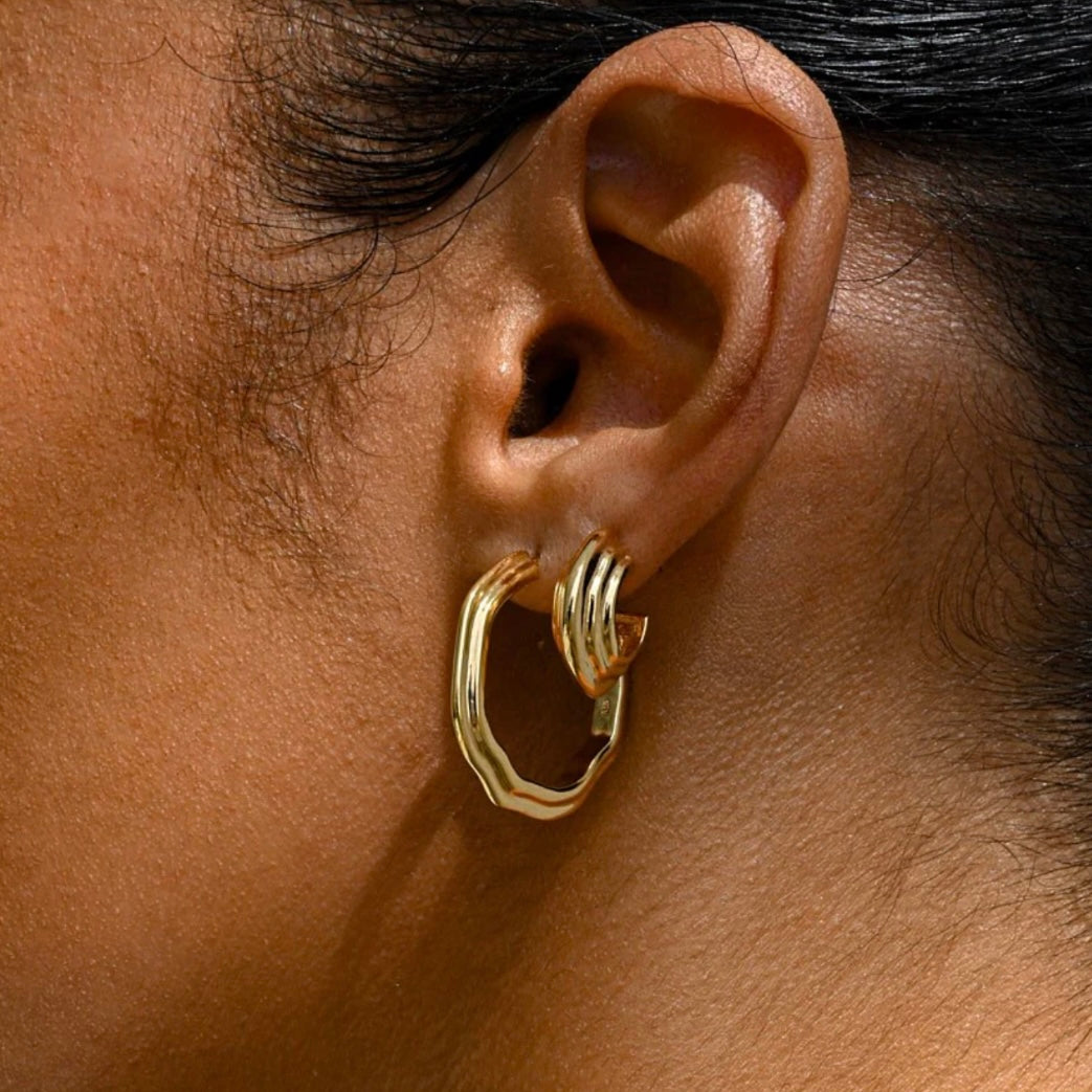 Linda Tahija - Contour Hoop Earrings