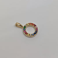 Sapphire Circle Pendant