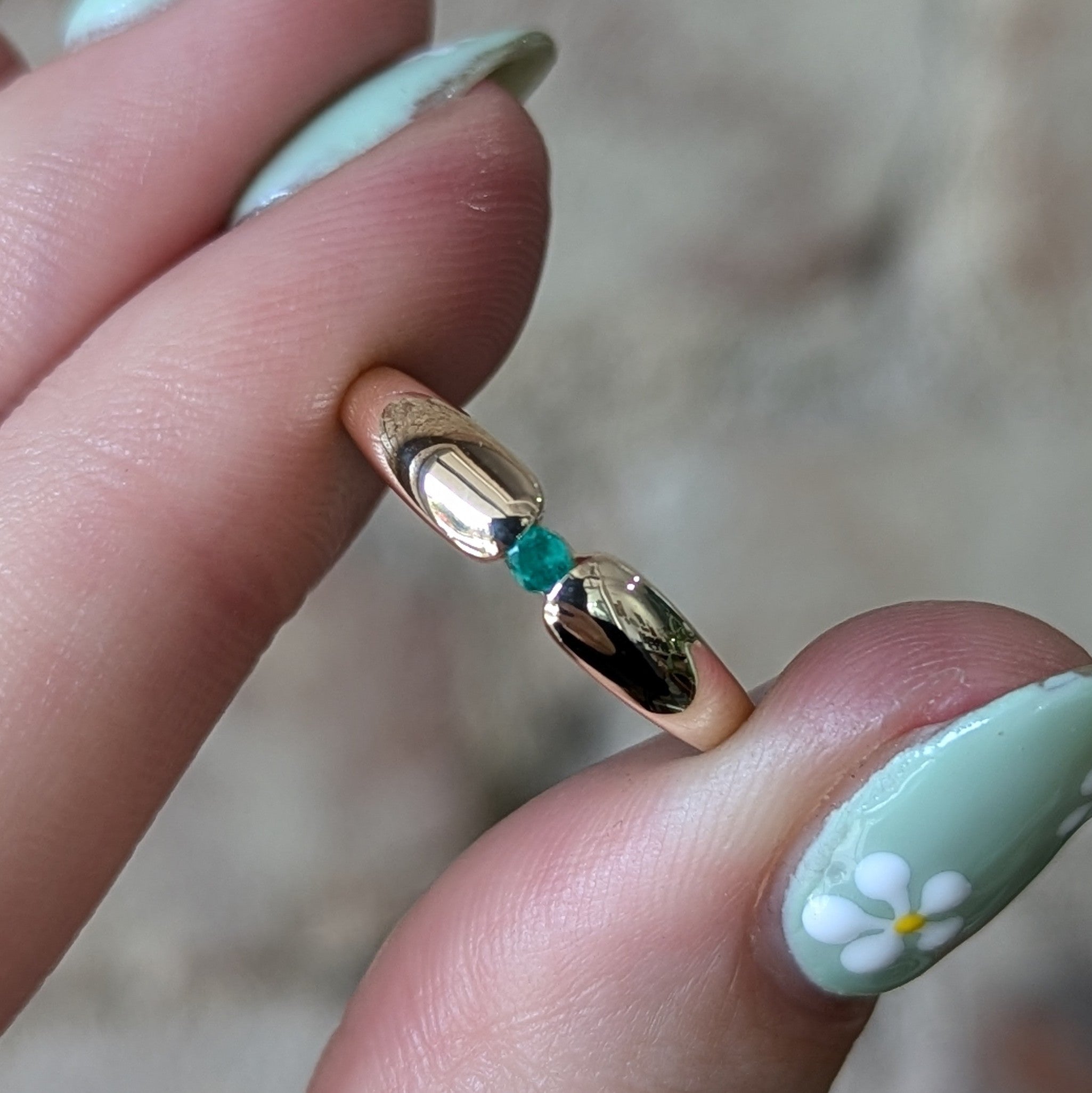 Emerald Gold Ring