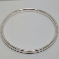 Solid Sterling Silver Comfort Fit Bangle