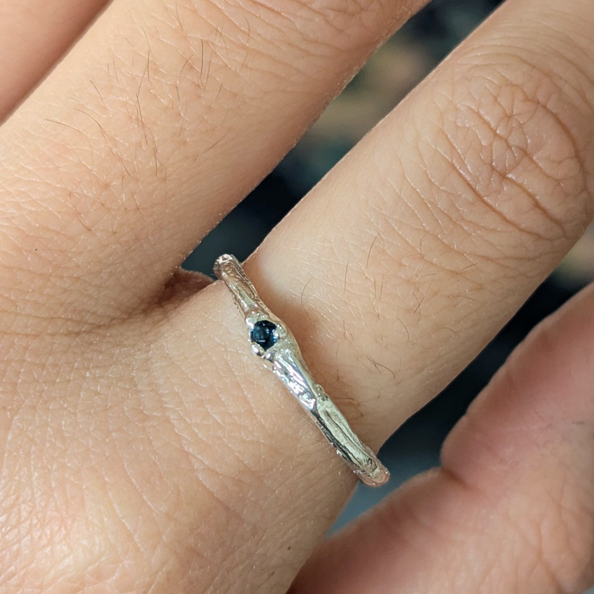 Kirra-Lea - Angel Hair Vine Ring with Topaz
