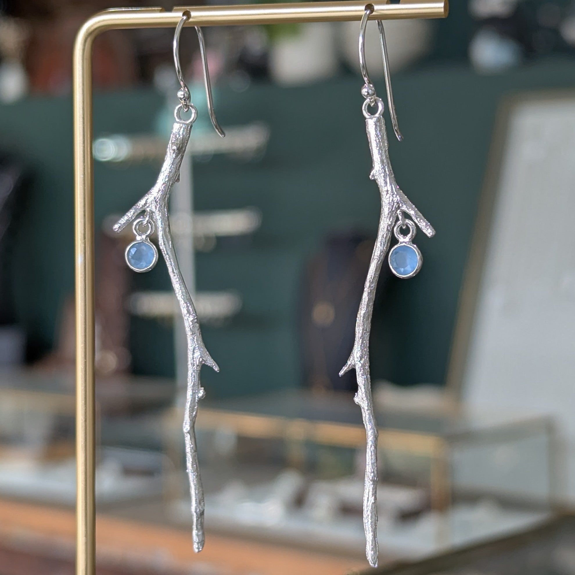 Kirra-Lea - Coastal Tea Tree twigs hook earrings