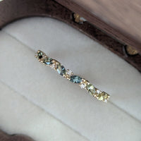 Second Empire Marquise Ring - Sapphires and Diamonds