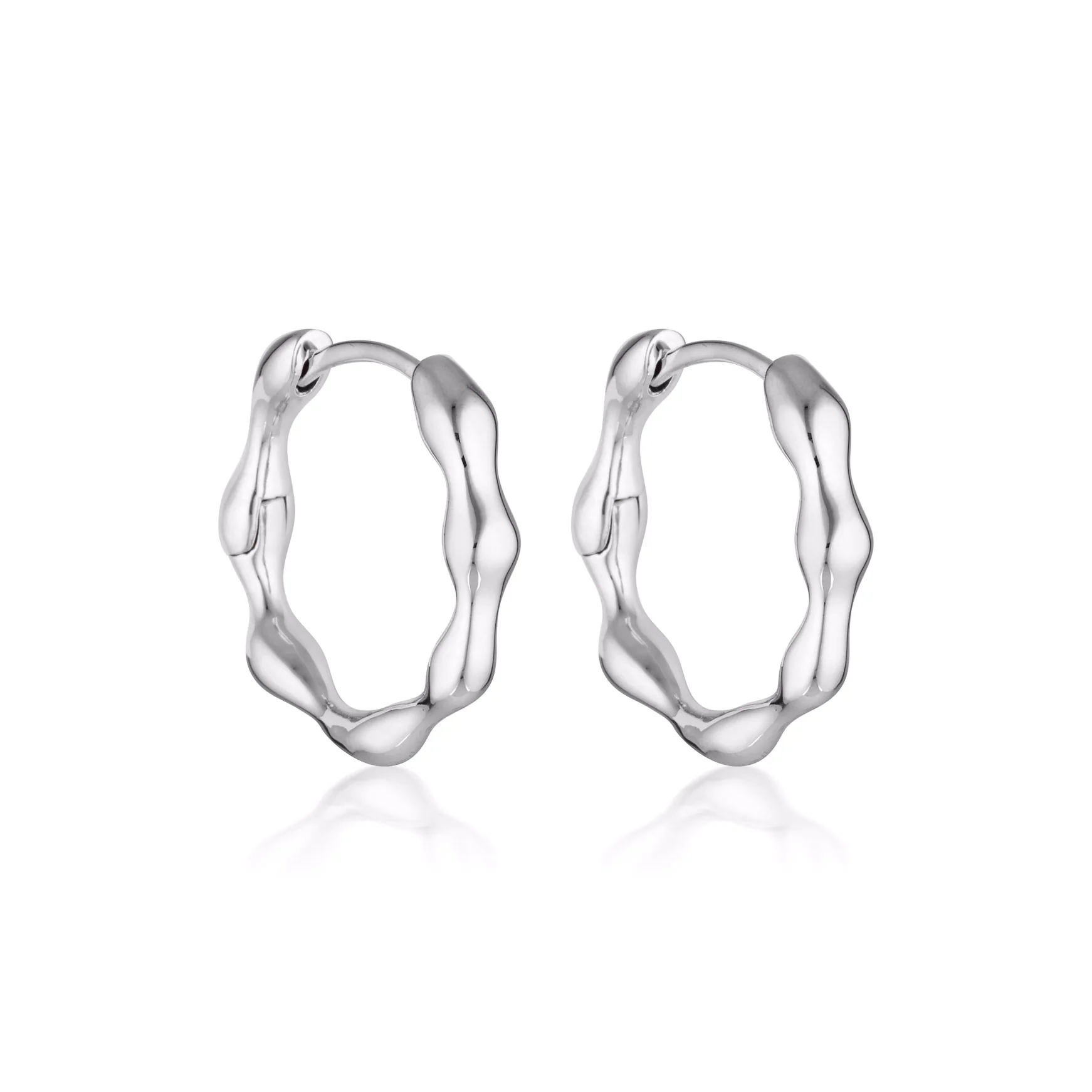 Linda Tahija - Organica Huggie Earrings