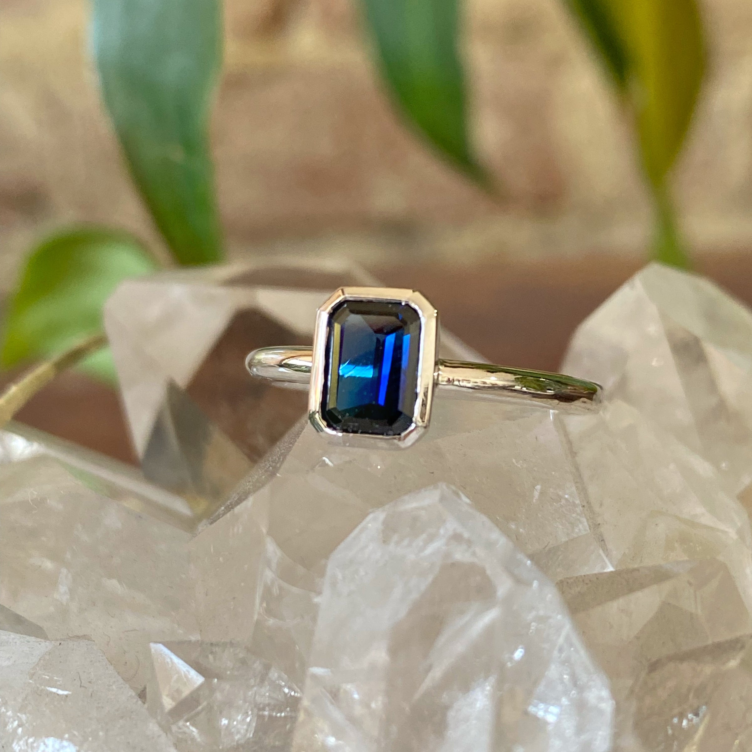 Second Empire Aline Ring - Australian Sapphire