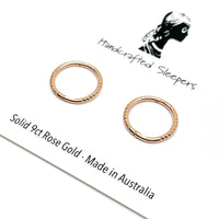 Sleepers - 9ct Gold Twist 8mm
