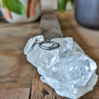 Kirra-Lea -  Angel Hair Vine Ring with Little Branch