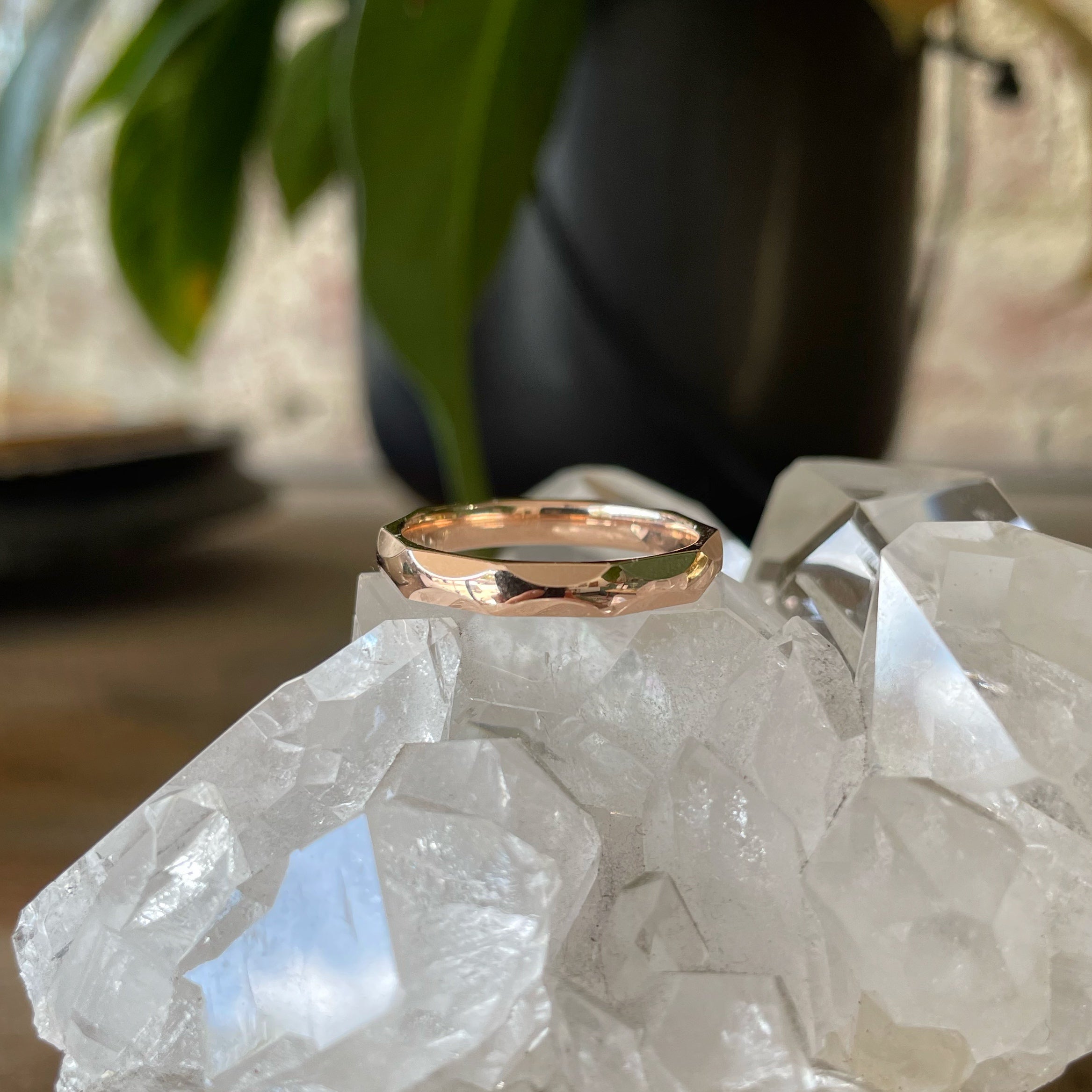 Moon Facet Ring