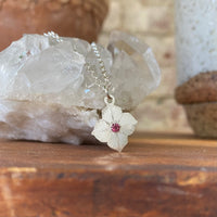 Page Jewellery Pink Spinel Hydrangea Pendant