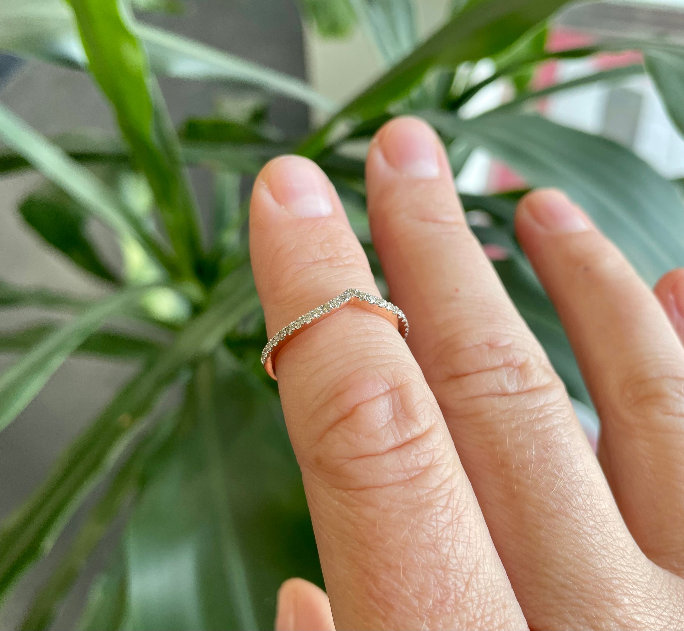 Diamond Point Ring