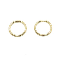 Sleepers - 9ct Gold Twist 8mm