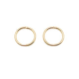 Sleepers - 9ct Gold 8mm