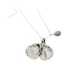 Kirra-Lea - Beetle Locket Necklace with Labradorite