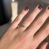 Two Tone Beaded Ring