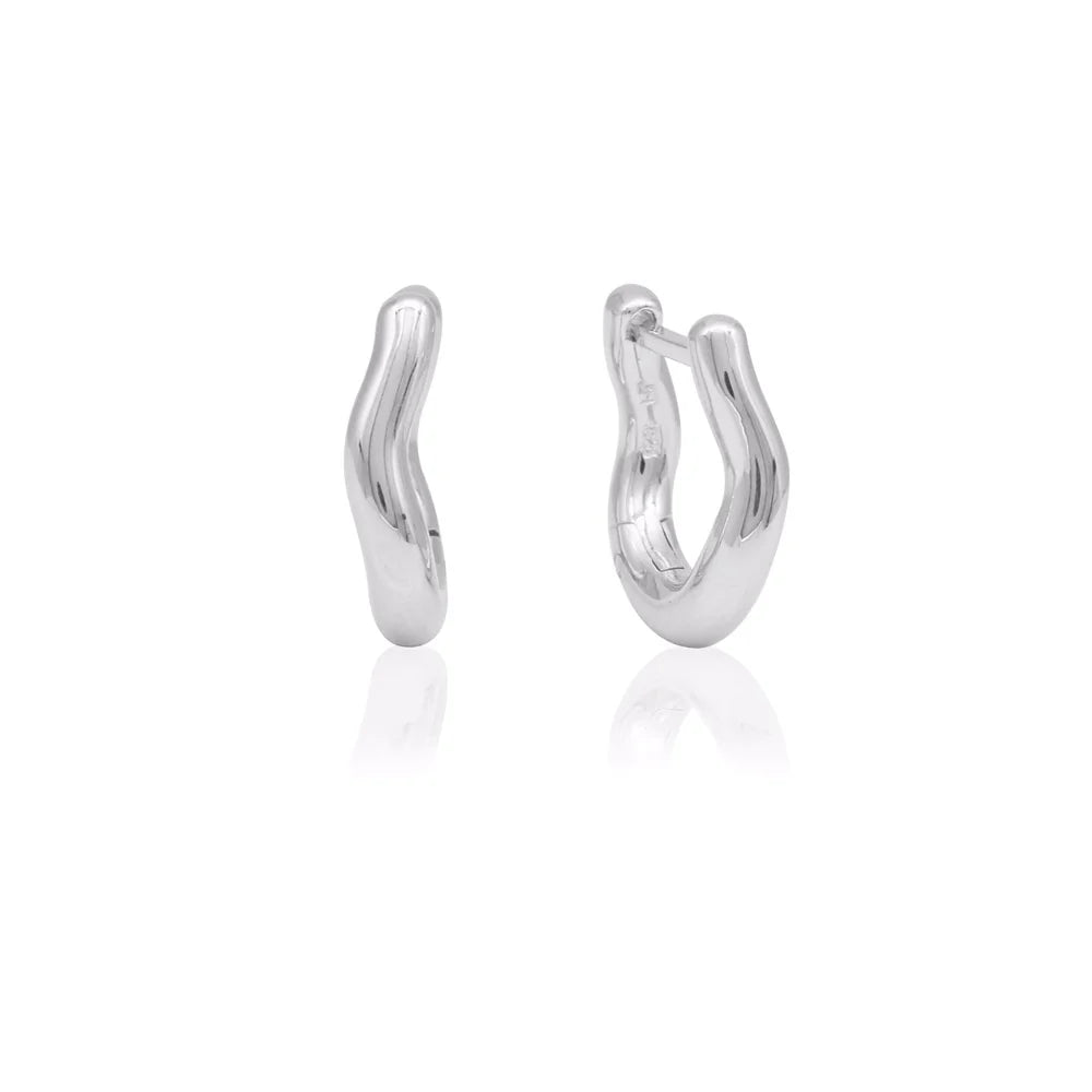 Linda Tahija - Curve Huggie Earrings