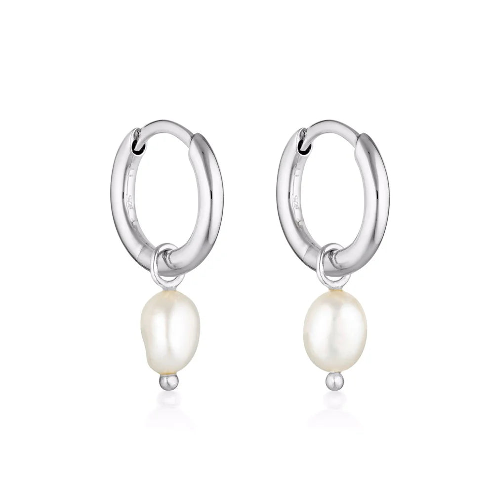Linda Tahija - Baroque Pearl Classic Huggie Earrings