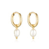 Linda Tahija - Baroque Pearl Classic Huggie Earrings