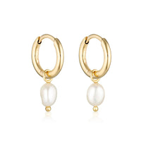 Linda Tahija - Baroque Pearl Classic Huggie Earrings
