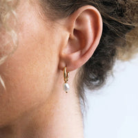 Linda Tahija - Baroque Pearl Classic Huggie Earrings