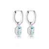 Linda Tahija - Gemme Huggie Earrings Sterling Silver