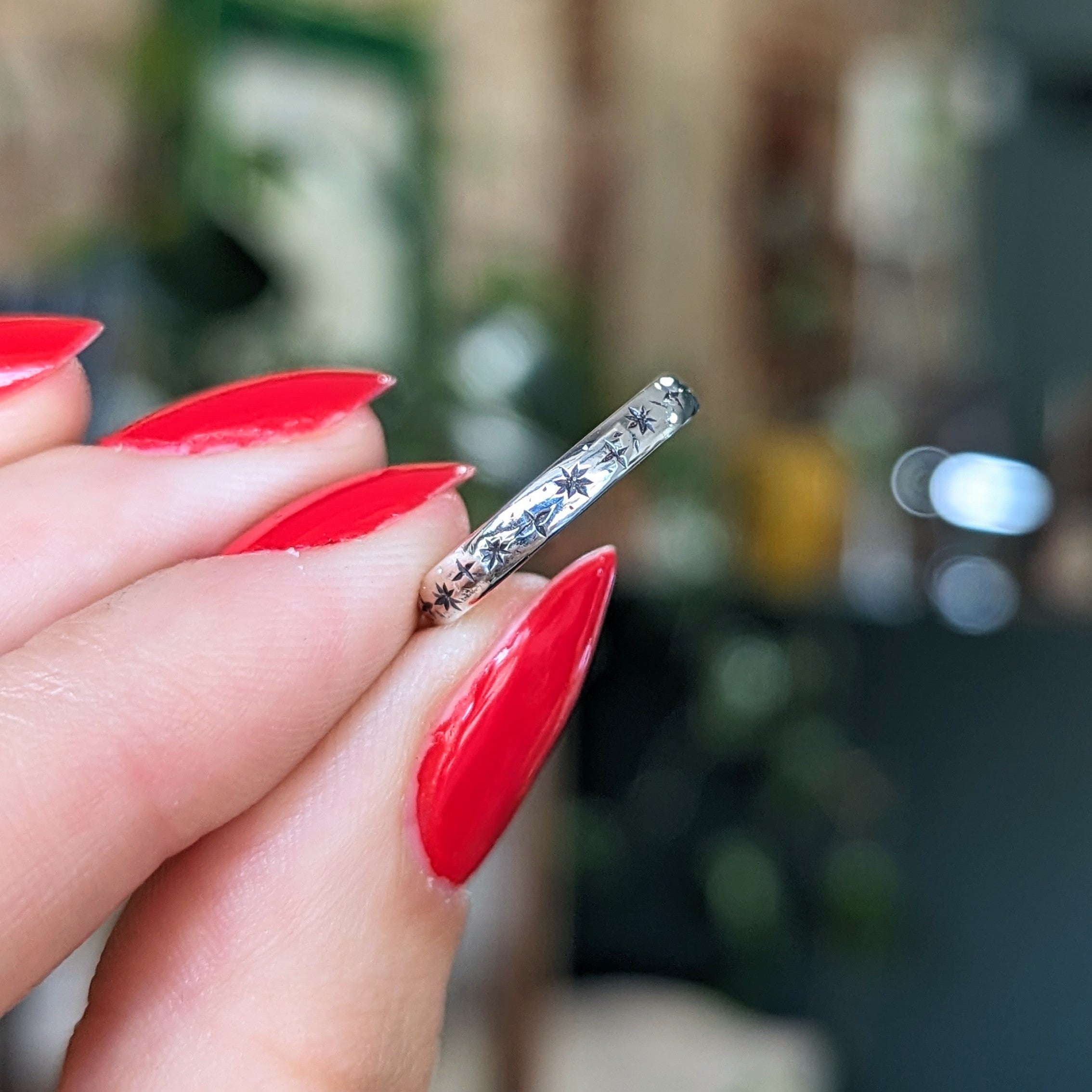 Sterling Silver Asta Star Ring