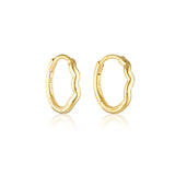 Linda Tahija - Wave Huggie Earrings