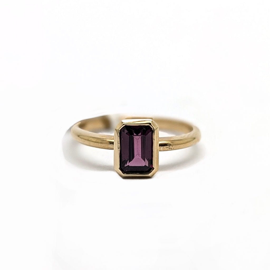 Second Empire Aline Ring - Rhodolite Garnet