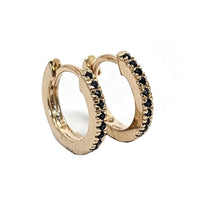 Sapphire Huggies 9ct Yellow Gold