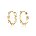 Linda Tahija - Organica Huggie Earrings