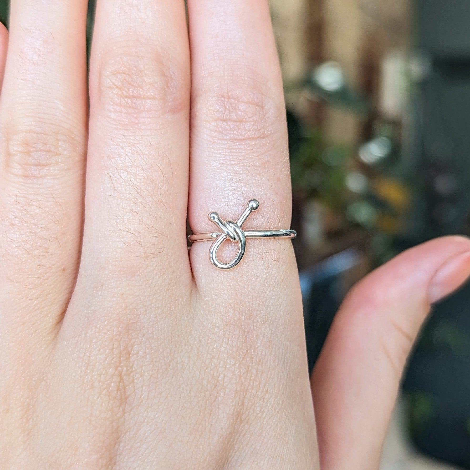 Sterling Silver Knot Ring