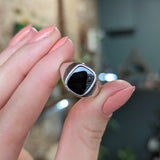 Signet Ring - Oval Onyx