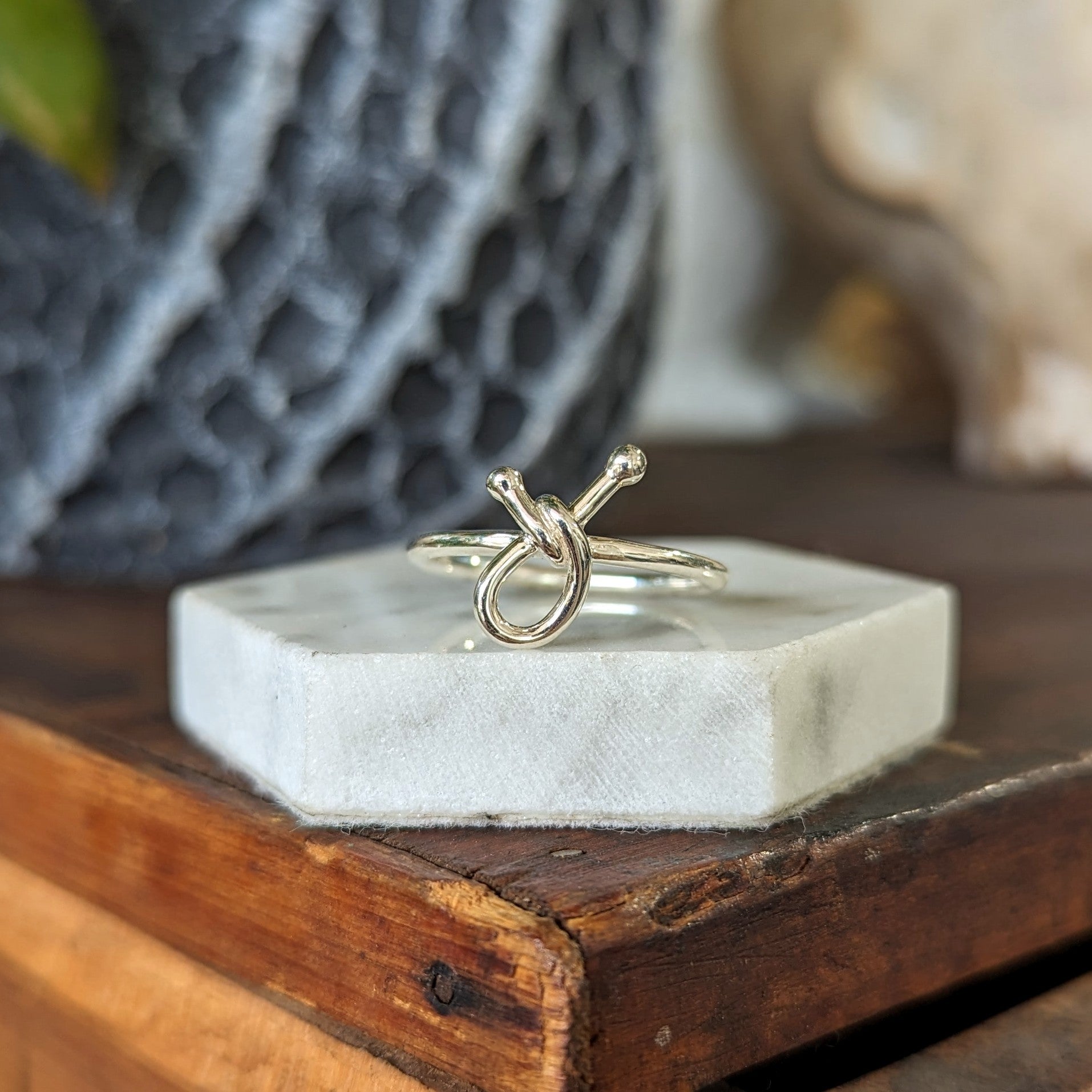 Sterling Silver Knot Ring