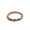 Rose Gold Rope Ring