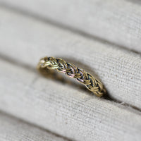 Double Plait Ring - 9ct Yellow Gold