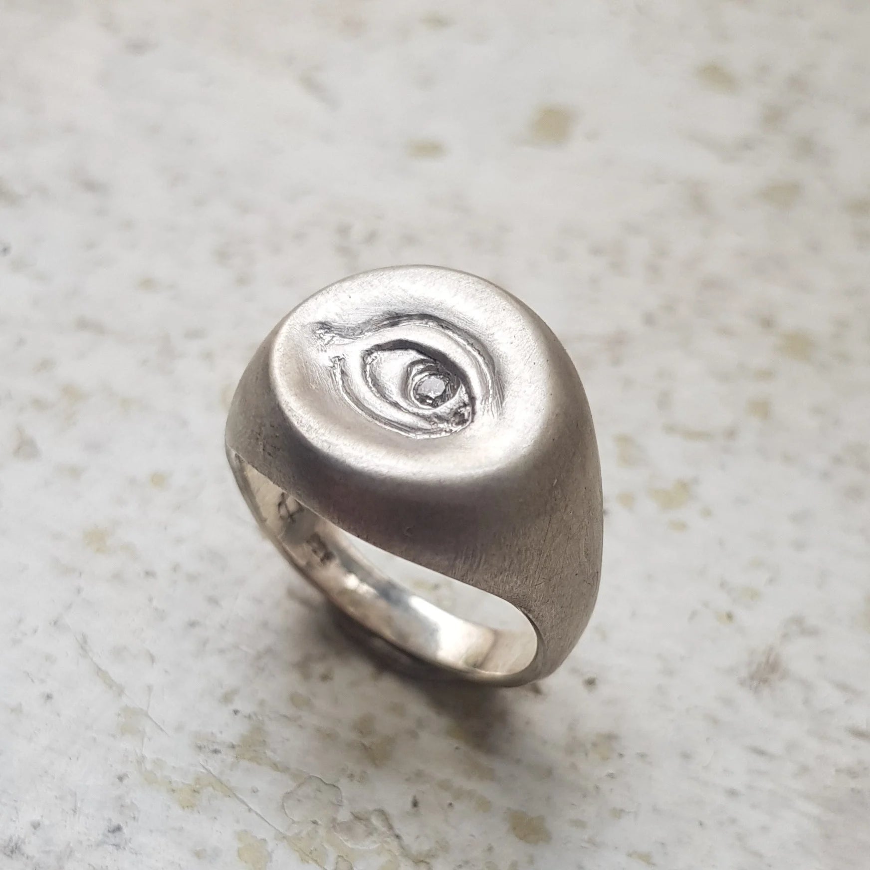ANT HAT - Not-So-Evil Eye Signet Ring