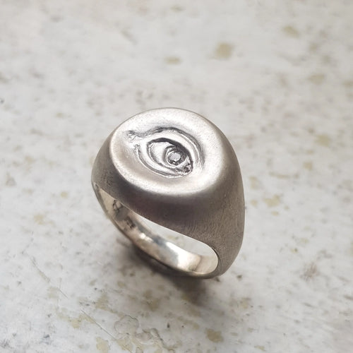 ANT HAT - Not-So-Evil Eye Signet Ring