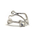 Kirra-Lea -  Sterling Silver Grape Vine Ring Moonstone