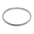 Solid Sterling Silver Engraved Bangle