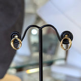 Twist Stud Earrings 9ct Yellow Gold Bonded