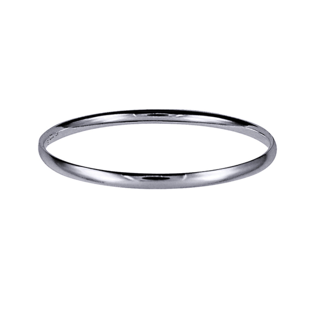 Solid Sterling Silver Comfort Fit Bangle