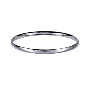 Solid Sterling Silver Comfort Fit Bangle