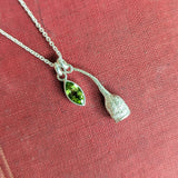 Kirra-Lea - Gumnut Necklace with peridot charm