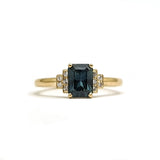 Second Empire Darcie Ring - Green Blue Sapphire