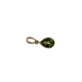 Peridot Pear Cut Pendant