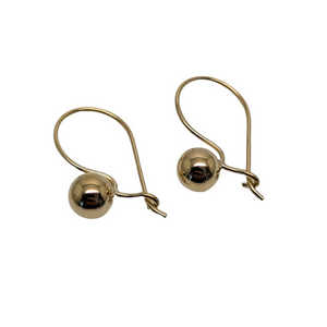 Ball Drop Earrings 9ct Yellow Gold