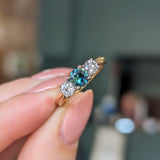 Second Empire Bexley Ring - Sapphire and Diamonds