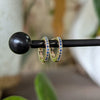 Sapphire Huggies 9ct Yellow Gold