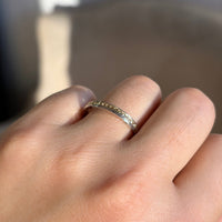 Two Tone Beaded Ring